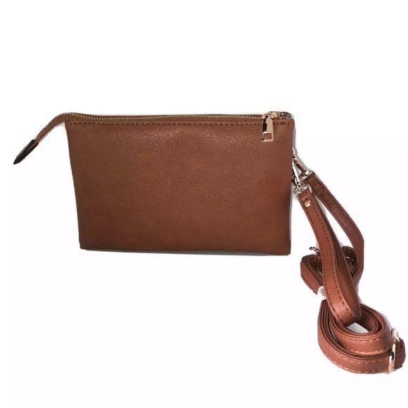 ISABELLE Vegan Brown Handbag. New With Tags. - Picture 2 of 3